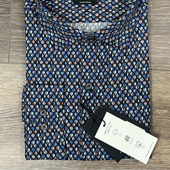 *Make offer* Men’s Bugatchi Print Shirt - BRAND NEW! - Picture 3 of 3